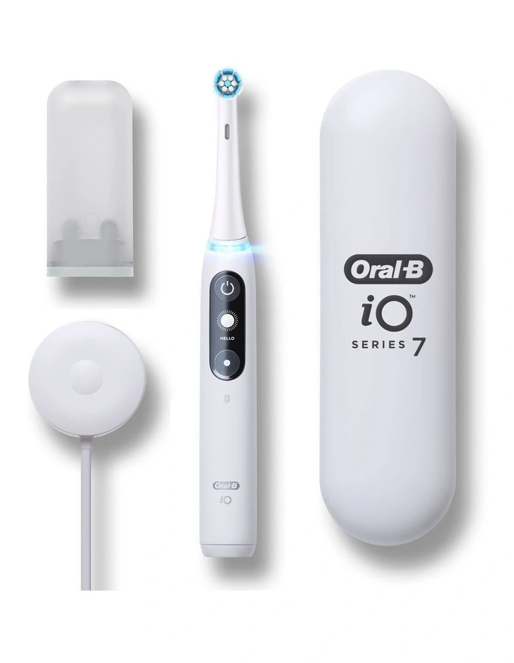 Budget π― Oral-B IO 7 Series Rechargeable Toothbrush With Travel Case White 𧨠4 Budget π― Oral-B IO 7 Series Rechargeable Toothbrush With Travel Case White 𧨠- Image 2