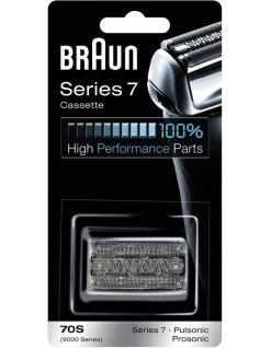 New 🤩 Braun Series 7 Foil/Cutter Silver CLEANCHARGE ⭐