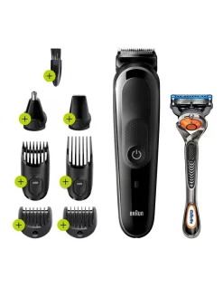 Deals โค๏ธ Braun 8-in-1 Face & Body Trimmer Black MGK5260 ๐