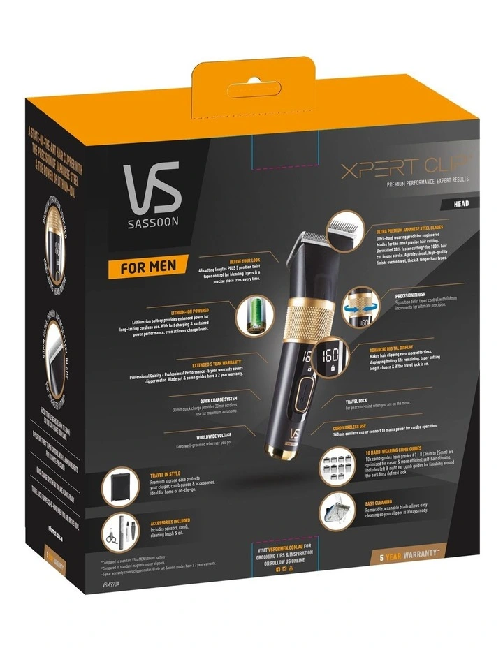 Best Pirce π VS Sassoon The XPERT Clip Hair Clipper Kit Chrome VSM990A π― 6 Best Pirce π VS Sassoon The XPERT Clip Hair Clipper Kit Chrome VSM990A π― - Image 4