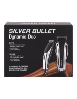 Best Pirce 🔔 Silver Bullet Dynamic Duo Clipper & Trimmer Set In Black/Silver 🥰 -Philips Shop unnamed file 1129