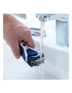 Hot Sale ✔️ Panasonic 3-Blade Rechargeable Wet & Dry Shaver With Slide-Up Trimmer Blue ES-RT37-S541 💯 -Philips Shop unnamed file 1170