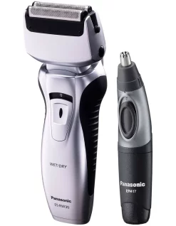 Best Pirce β¨ Panasonic 2-Blade Rechargeable Wet & Dry Shaver Silver ES-RW30CM541 π€©