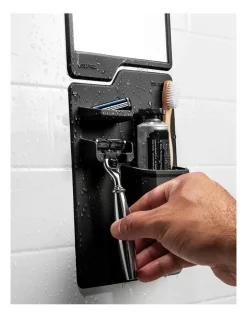 Cheapest 💯 Tooletries The Harvey MultiCompartment Storage & The Oliver Shower Mirror Set Charcoal T0056-1 🥰 -Philips Shop unnamed file 1217