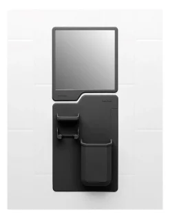 Cheapest 💯 Tooletries The Harvey MultiCompartment Storage & The Oliver Shower Mirror Set Charcoal T0056-1 🥰 -Philips Shop unnamed file 1218