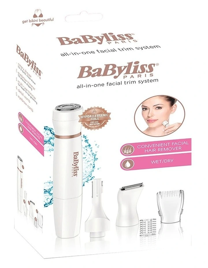 Brand new 𧨠BaByliss Paris All-In-1 Facial Trim System In White BLT85A π 4 Brand new 𧨠BaByliss Paris All-In-1 Facial Trim System In White BLT85A π - Image 2