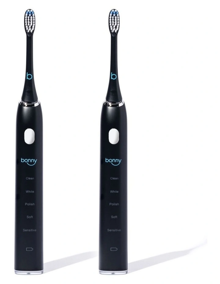 Budget ✔️ Bonny Smile Couples Electric Toothbrush Bundle In Black ⭐ 3 Budget ✔️ Bonny Smile Couples Electric Toothbrush Bundle In Black ⭐