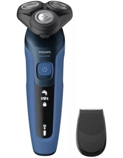 Best deal 🌟 Philips Shaver Series 5000 Re-Skin Shaver With Precision Trimmer Attachment Dark Royal Blue S5466/17 ⌛