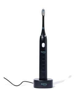 Deals 🤩 Bonny Smile Sonic Electric Toothbrush In Black ✔️
