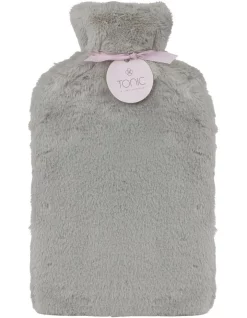 Best deal 🔔 Tonic Deluxe Vegan Fur Hot Water Bottle Smokey Grey 🎁