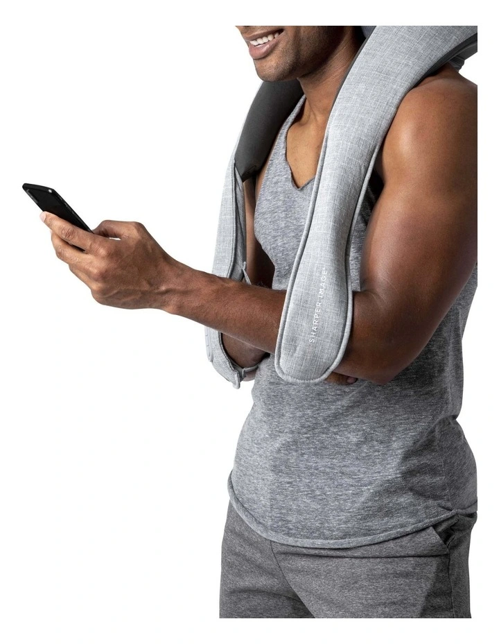 Best deal ❤️ Sharper Image Realtouch Shiatsu Wireless Heated Neck And Back Massager Ocean Grey/Rose Gold TSMSWNBX ✔️ 5 Best deal ❤️ Sharper Image Realtouch Shiatsu Wireless Heated Neck And Back Massager Ocean Grey/Rose Gold TSMSWNBX ✔️ - Image 3