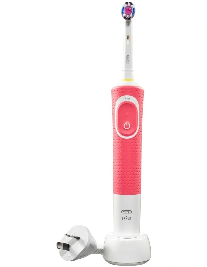 Hot Sale ๐ Oral-B Pro 100 3D White Polish Electric Toothbrush Pink PRO100WHITE ๐งจ 4 Hot Sale ๐ Oral-B Pro 100 3D White Polish Electric Toothbrush Pink PRO100WHITE ๐งจ - Image 2