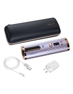 New ❤️ VS Sassoon Unbound Cordless Metallic Purple Hair Curler VSC510UA 🌟 -Philips Shop unnamed file 319