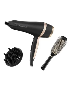 Coupon ⌛ Remington Salon Smooth Hair Dryer Gift Set In Black 😍