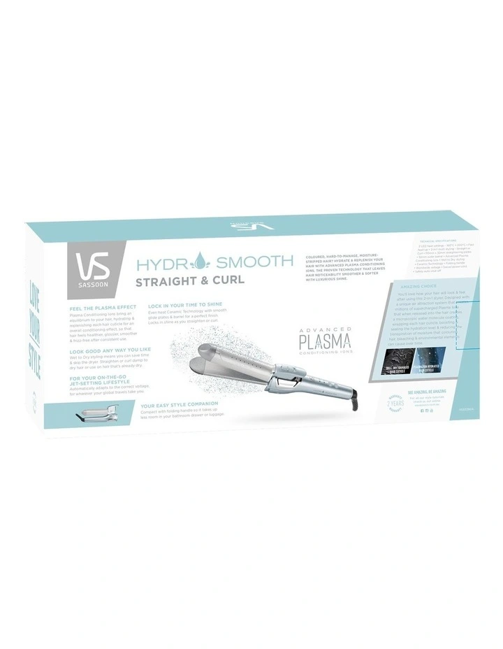 Flash Sale π VS Sassoon Hydro Smooth Straight & Curl VSS3290A Hair Styler In Teal Blue π₯° 8 Flash Sale π VS Sassoon Hydro Smooth Straight & Curl VSS3290A Hair Styler In Teal Blue π₯° - Image 6