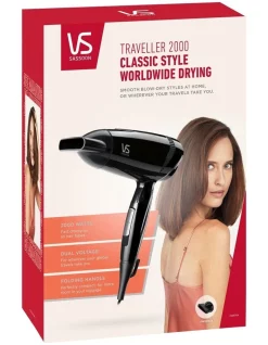 Flash Sale 🌟 VS Sassoon Traveller 2000 VSD875A Hair Dryer In Black 🎉 -Philips Shop unnamed file 601