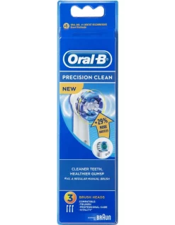 Best deal ⭐ Oral-B Precision Clean Toothbruh Head White EB20 3 Pack 🎁