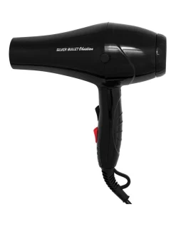 Deals ⭐ Silver Bullet Obsidian 2000W Hair Dryer Black 900696 😀