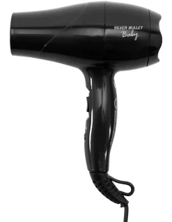 Flash Sale ✔️ Silver Bullet Metallic Hair Dryer 1200W In Black 😀
