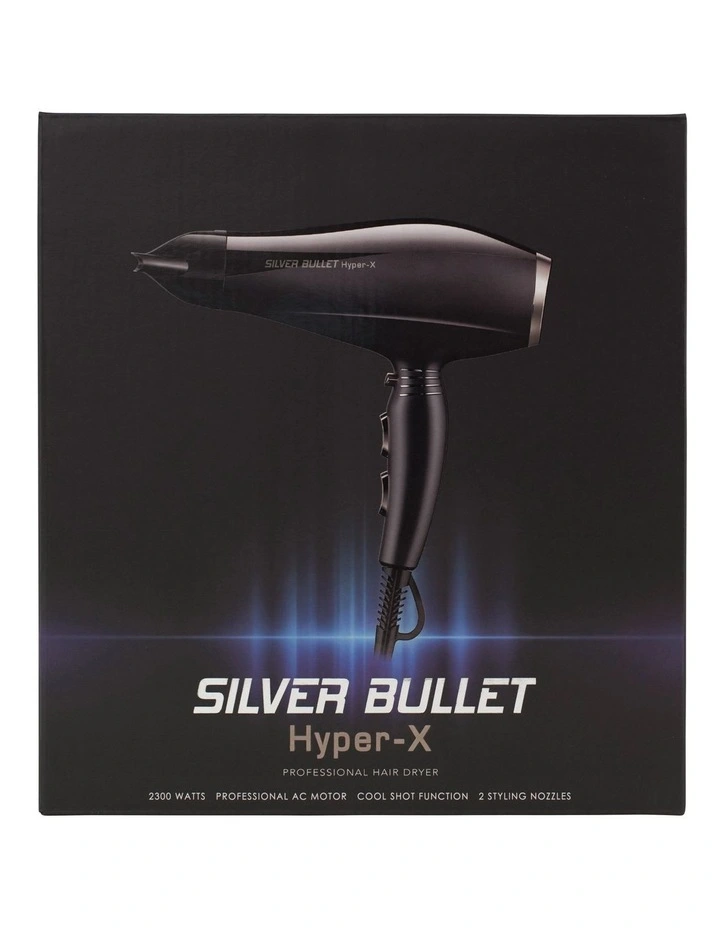 Flash Sale ⌛ Silver Bullet Hyper X Dryer 2300W Black Hair Dryer ✨ 5 Flash Sale ⌛ Silver Bullet Hyper X Dryer 2300W Black Hair Dryer ✨ - Image 3
