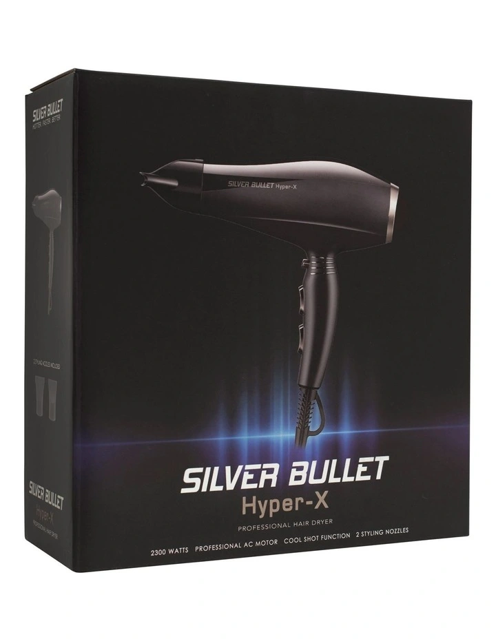 Flash Sale ⌛ Silver Bullet Hyper X Dryer 2300W Black Hair Dryer ✨ 6 Flash Sale ⌛ Silver Bullet Hyper X Dryer 2300W Black Hair Dryer ✨ - Image 4
